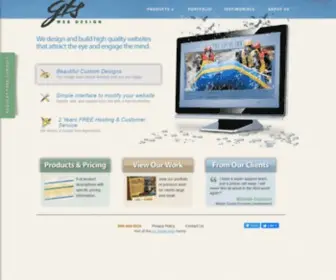 GTswebdesign.com(Demand more from your website. GTS Web Design) Screenshot