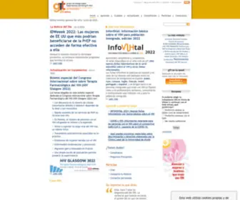 GTT-Vih.org(Grupo de Trabajo sobre Tratamientos del VIH) Screenshot