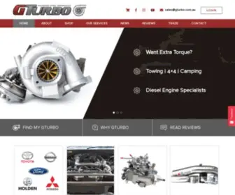 Gturbo.com.au(High Performance Diesel Turbochargers) Screenshot