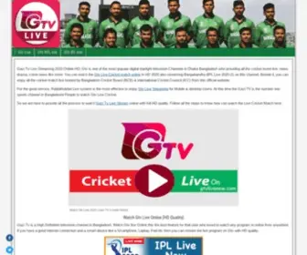 GTvlivenow.com(Gtv Live BD) Screenshot