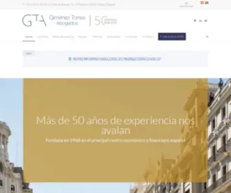 Gtyabogados.com(Giménez Torres Abogados) Screenshot