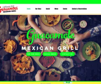 GuacamolemXgrill.com(Guacamole) Screenshot