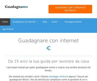 Guadagnamo.com(Guadagnare con internet) Screenshot