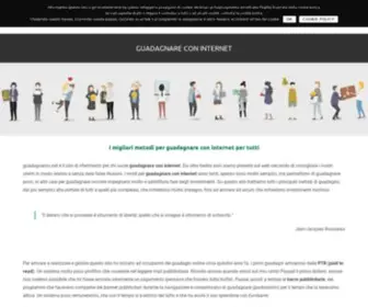 Guadagnamo.net(Da ben 15 anni siamo il sito di rifermento per guadagnare online. Scopri le tante opportunita) Screenshot