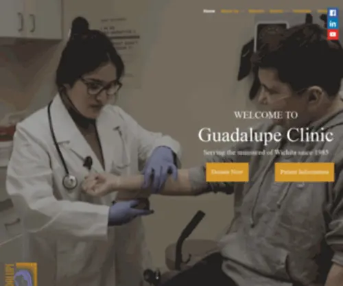 Guadalupeclinic.com(Guadalupe Clinic) Screenshot