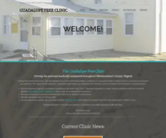 Guadalupefreeclinic.org(Guadalupe Free Clinic of Colonial Beach VA) Screenshot