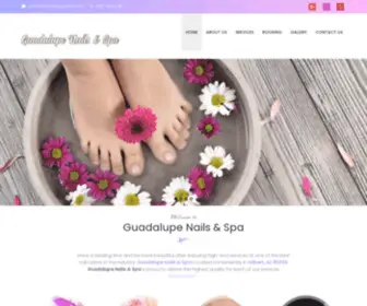 Guadalupenailspa.com(Guadalupe Nails & Spa) Screenshot