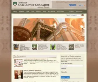 Guadalupeshrine.org Screenshot