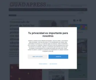 Guadapress.es(Diario digital de Guadalajara) Screenshot