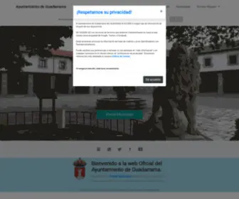 Guadarrama.es(Portal Municipal del Ayuntamiento de Guadarrama (Madrid)) Screenshot