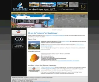 Guadeloupe-Construction.com(Guadeloupe Construction) Screenshot