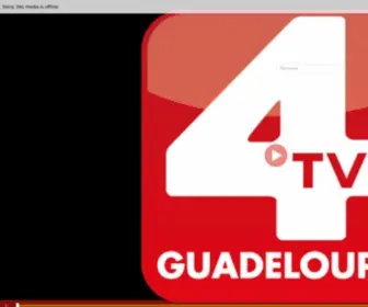 Guadeloupe4Media.com(Guadeloupe 4 TV) Screenshot