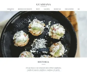 Guadiana.com.mx(Restaurante de comida mexicana) Screenshot