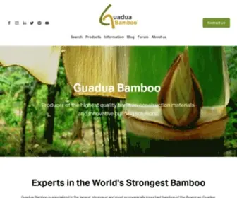 Guaduabamboo.com(Guadua Bamboo) Screenshot