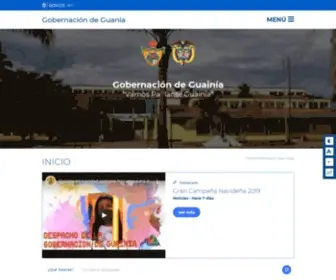 Guainia.gov.co(Gobernación) Screenshot