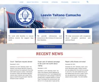 Guamag.org(The Attorney General of Guam) Screenshot