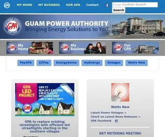 Guampowerauthority.com(Aturidat Ilektresedat Guahan) Screenshot