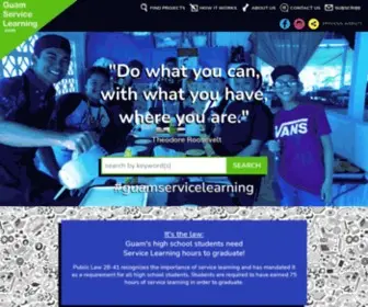 Guamservicelearning.com(Guam Service Learning) Screenshot