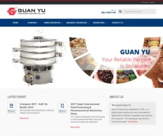 Guan-YU.net(Guan Yu Machinery Factory Co) Screenshot