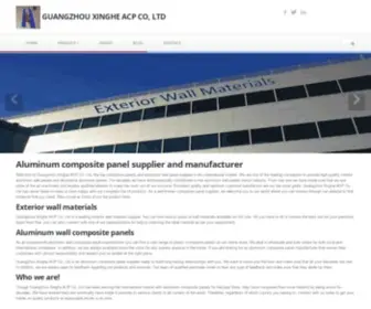 Guangzhouacp.com(Aluminum Panels) Screenshot