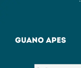 Guanoapes.org(GUANO APES) Screenshot