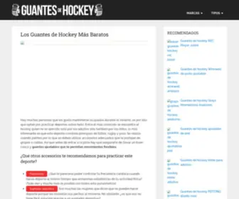 Guantesdehockey.net(Los Mejores Guantes de Hockey Sobre Hierba y Sobre Hielo) Screenshot