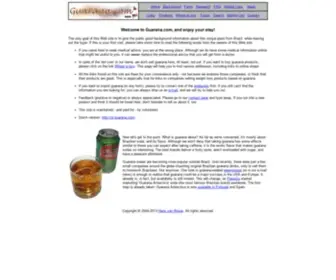 Guarana.com(Everything you always wanted to know about Guarana) Screenshot