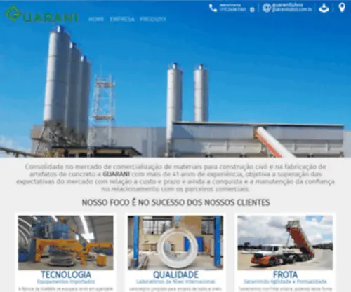 Guaranitubos.com.br(GUARANI TUBOS) Screenshot