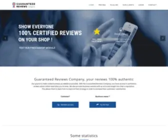 Guaranteed-Reviews-Company.com(Guaranteed Reviews Company) Screenshot