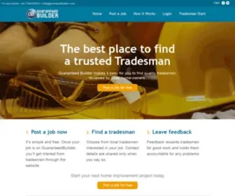 Guaranteedbuilder.com(Guaranteed Builder) Screenshot