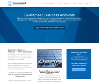 Guaranteedcoaccounts.co.uk(Business Bank Accounts) Screenshot