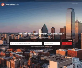 Guaranteedsale.com(See what your home) Screenshot