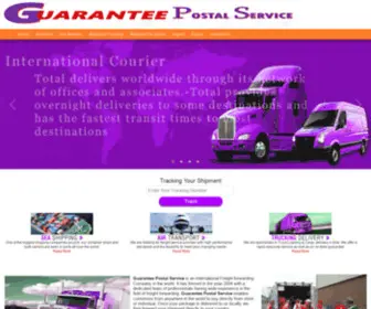 Guaranteeps.com(Guarantee Postal Service) Screenshot