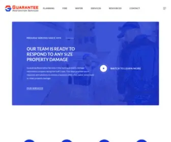Guaranteerestoration.com(Guarantee Restoration Services) Screenshot
