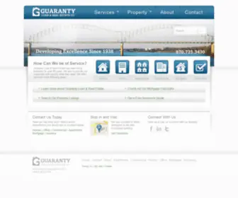 Guarantyco.com(Guaranty Loan and Real Estate Co) Screenshot