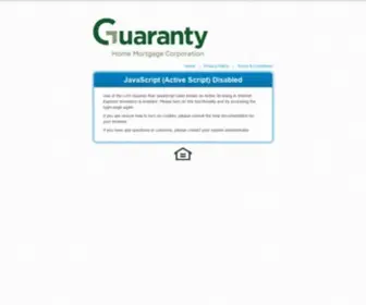 Guarantytrust.com(Home Loan Experts That Treat You Like Family) Screenshot