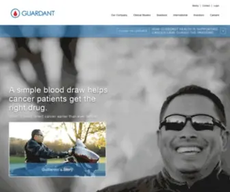 Guardanthealth.com(Guardant Health) Screenshot