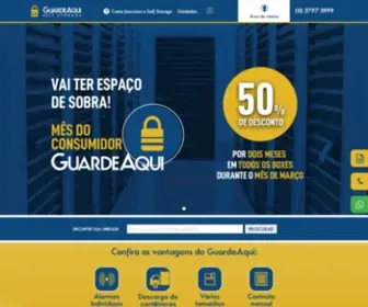 Guardeaqui.com(O maior self storage e guarda m) Screenshot