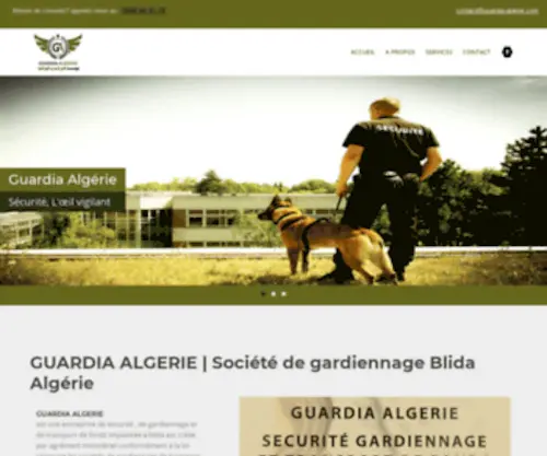 Guardia-Algerie.com(Soci) Screenshot