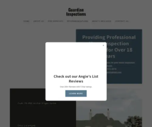 Guardian-Inspection.com(Guardian Inspections) Screenshot