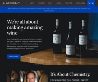 Guardiancellars.com(Guardian Cellars) Screenshot