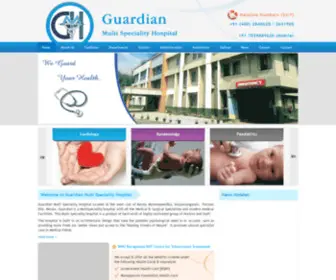 Guardianhospital.com(Guardian Multi Speciality Hospital) Screenshot