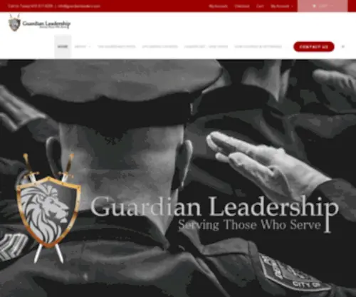 Guardianleadership.com(Serving Those Who Serve) Screenshot