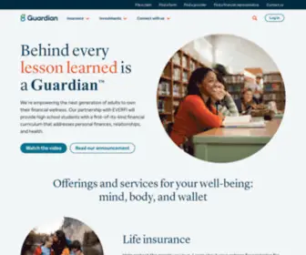 Guardianlife.com(Insurance and benefits with a purpose) Screenshot