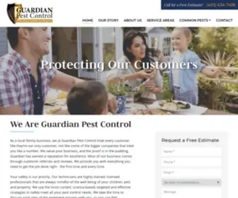 Guardianpestri.com(Guardian Pest Control) Screenshot