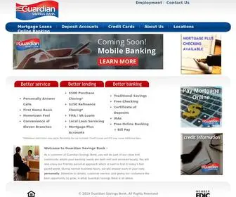 Guardiansavingsbank.com(Guardian Savings Bank) Screenshot