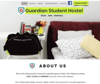 Guardianstudenthostel.com(Guardian Student Hostel) Screenshot