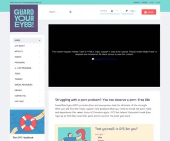 Guardyoureyes.org(Guard Your Eyes) Screenshot