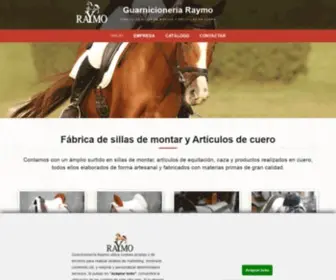 Guarnicioneriaraymo.com(Fabrica de sillas de montar Raymo) Screenshot