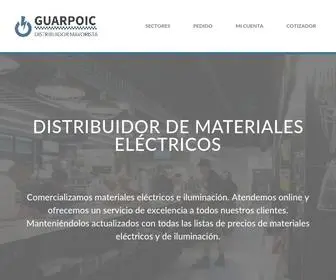 Guarpoic.com.ar(Materiales Eléctricos) Screenshot